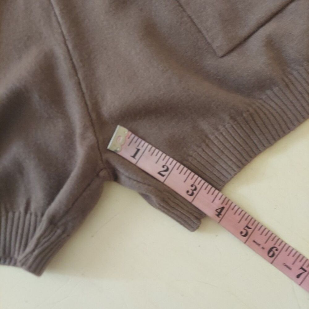 YUNA Brown Knit Lounge Shorts Sz Small - Picture 8 of 9